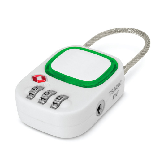 Green Branded Luggage Locks
